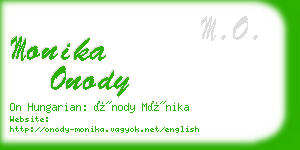 monika onody business card